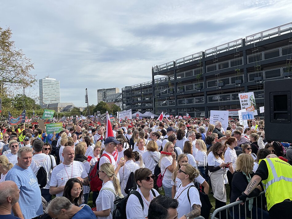 Protest in Düsseldorf