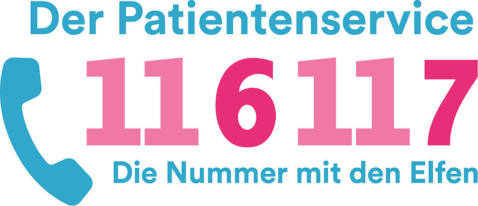 Logo des Patientenservice 116 117
