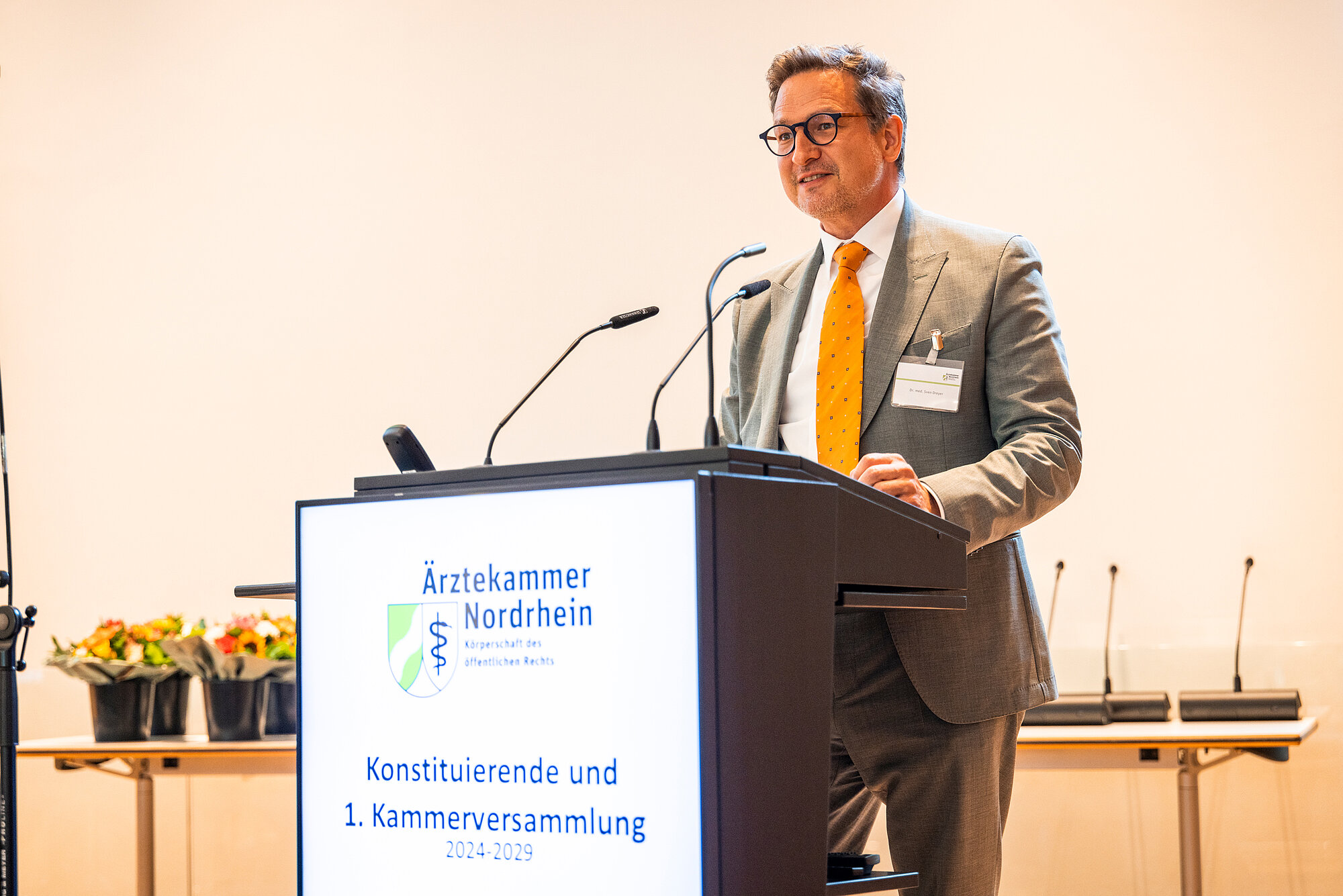 Dr. Sven Dreyer auf der Kammerversammlung 